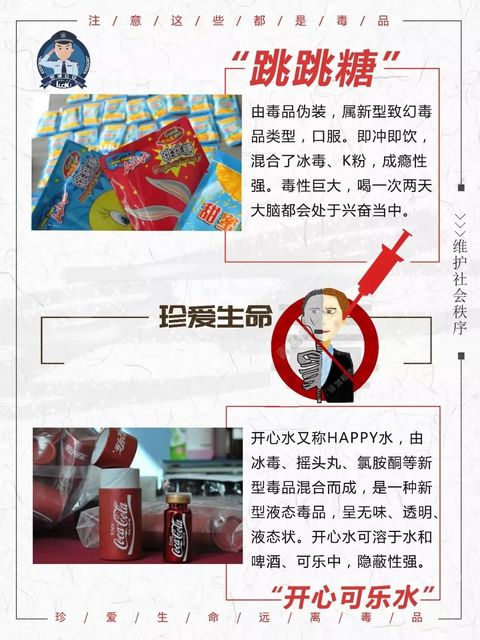 小心陌生人的饮料,小心陌生人的糖果和饮料