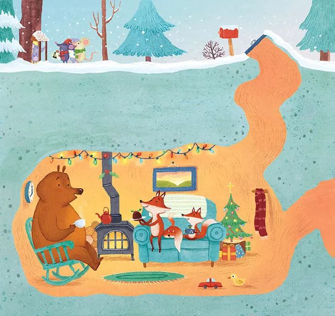 英国风情图画,天真浪漫的儿童插画