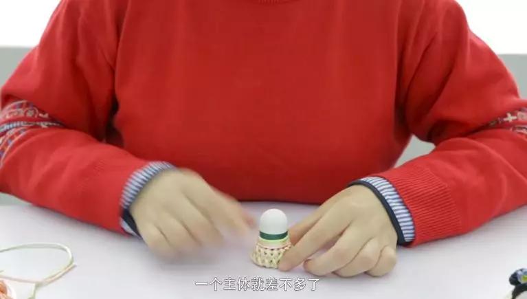 编个羽球挂坠祝福自己吧