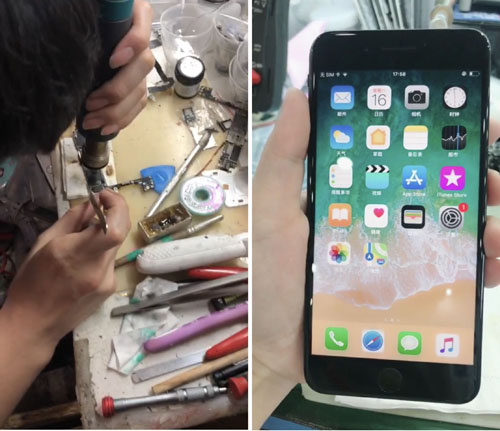 如何让手机黑屏假死机,iphone8一直在死机中怎么办