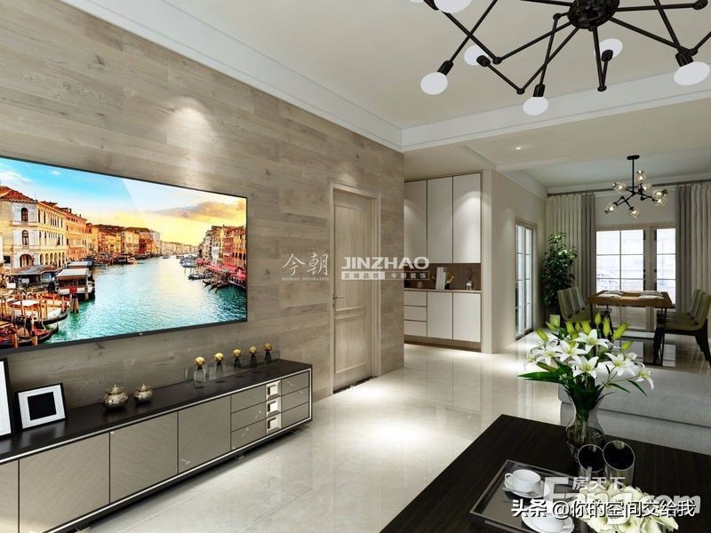 145平米房子装修什么风格,144平米现代简约暖色系风格