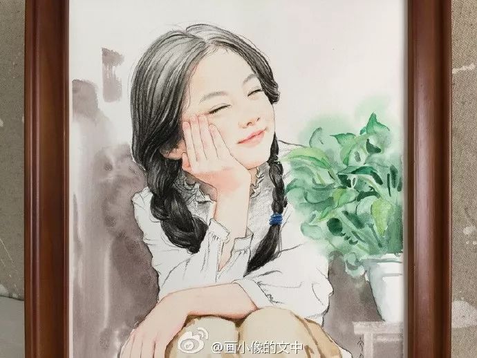 比起打印画,美院毕业的他,笔下这种彩铅水彩画才好看哭了~