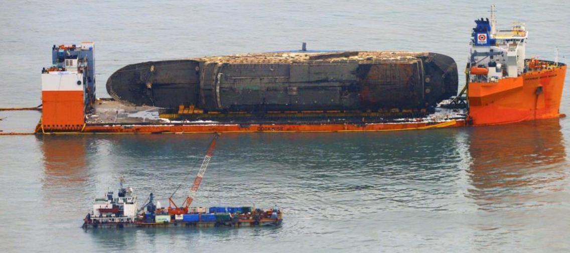 世越号中国打捞队视频,打捞韩国世越号完整视频