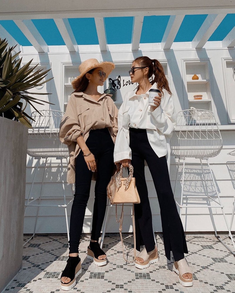 小个子韩国秋天穿搭,韩国美女秋天穿搭