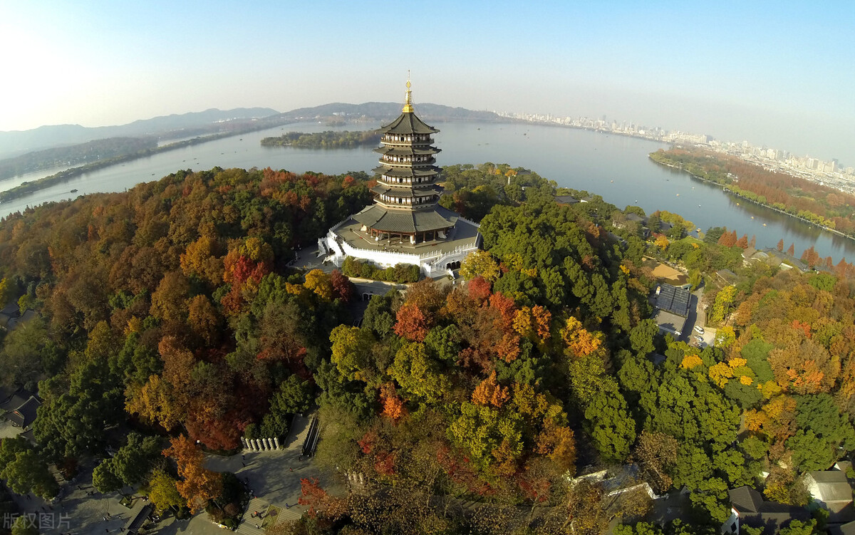 杭州雷峰塔图片大全,杭州雷峰塔新旧对比
