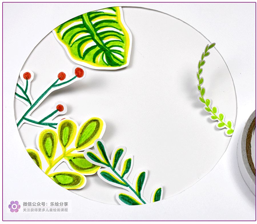 儿童画花丛画法高级感,儿童画创意画花蝴蝶