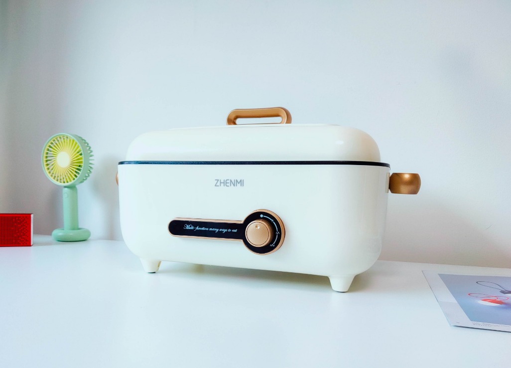 冬日里男欢女爱神器，臻米多功能电火锅评测：可煎可蒸可煮