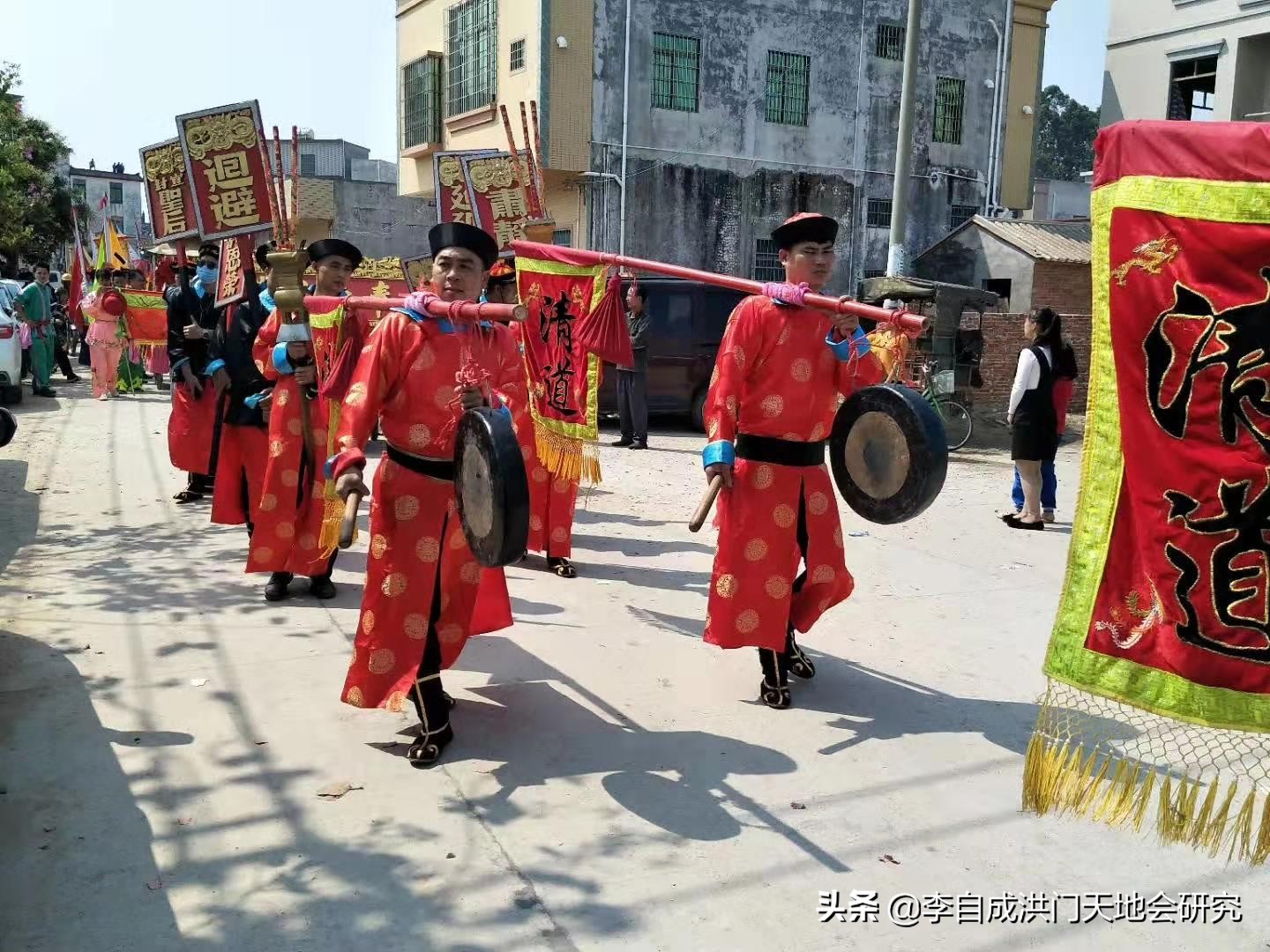 湛江太平镇通明港村“龙门阵”，是反洪门清复明的真实写照