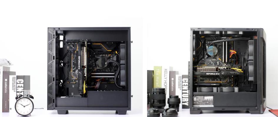 显卡竖装散热最好的机箱,主板和显卡竖装的机箱