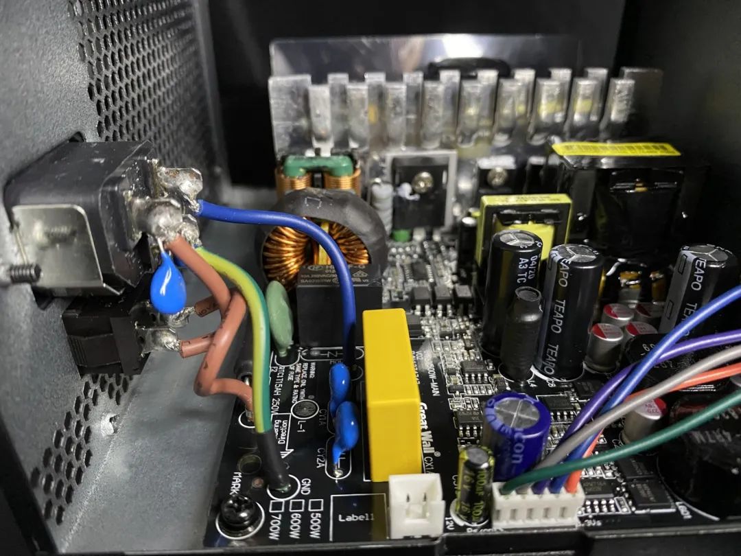 500w电源全新,500w电源长城