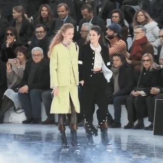 刘雯贺聪巴黎时装周完整版,巴黎时装秀贺聪