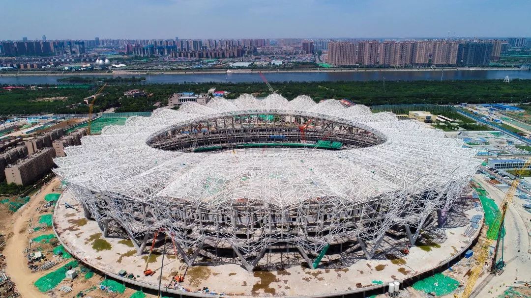 西安奥体中心二期效果图,西安奥体中轴陆港之翼