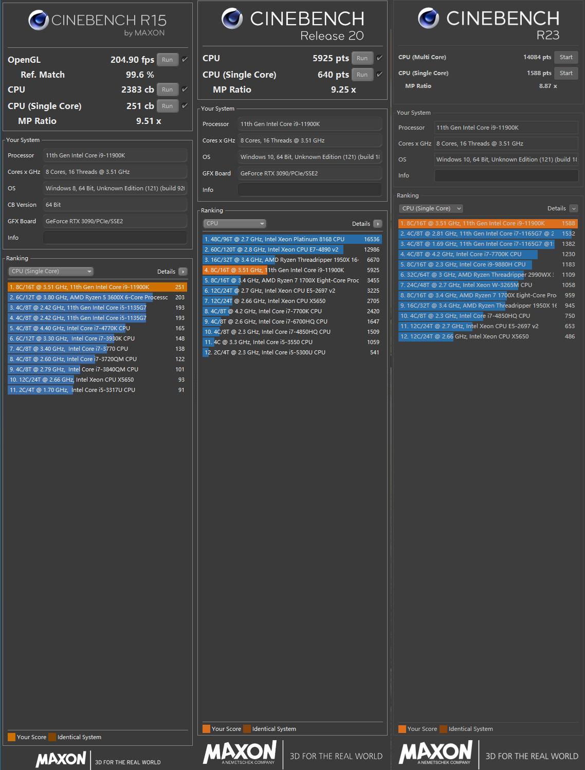 11代酷睿i911900h测评,inteli9-10900k主要性能表