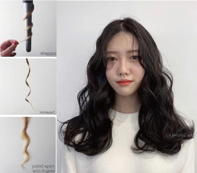 卷发棒夹卷发教程新手,卷发棒使用教学要不要半干