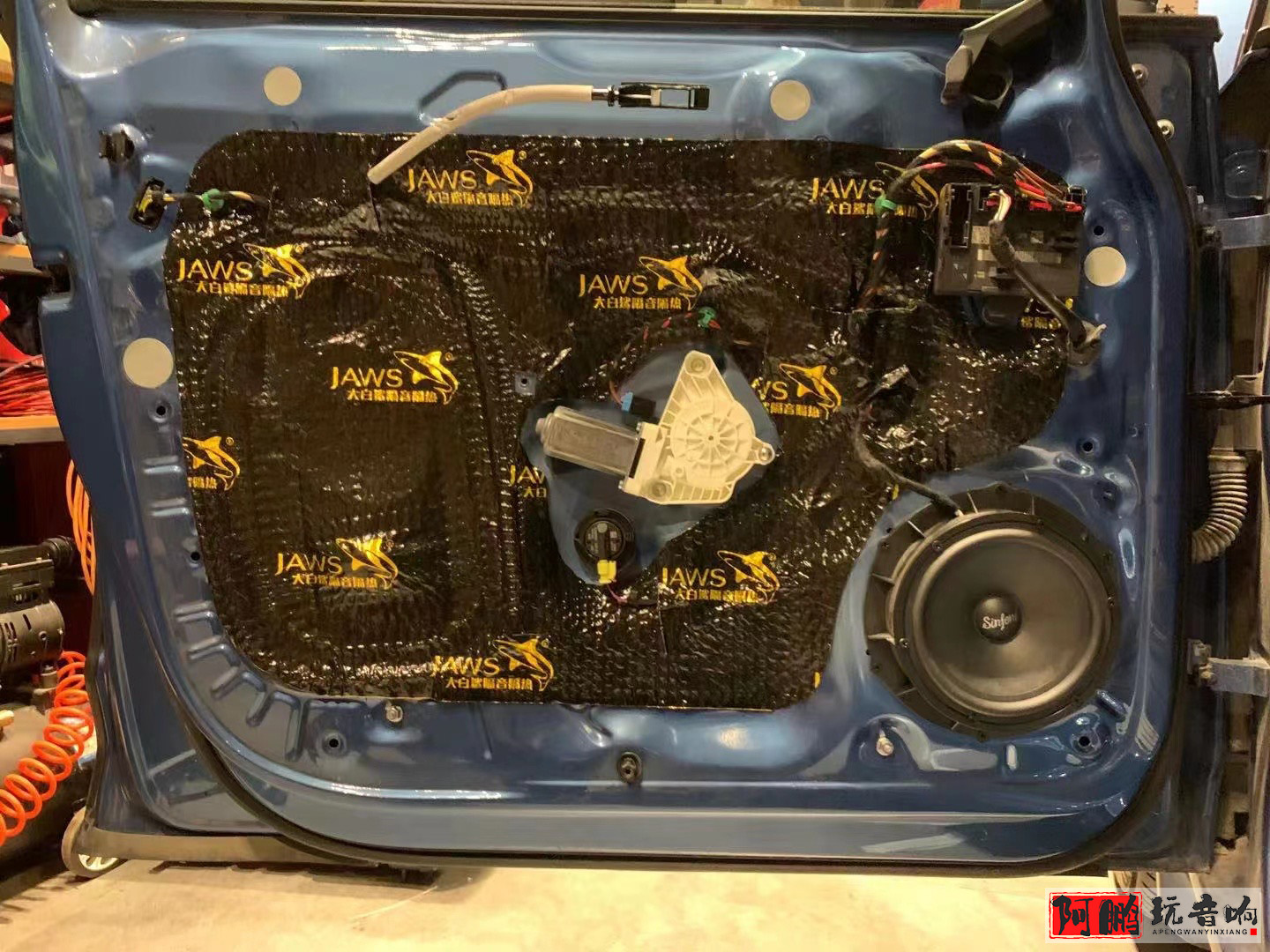 途安改主动分频,大众途安音响喇叭安装视频