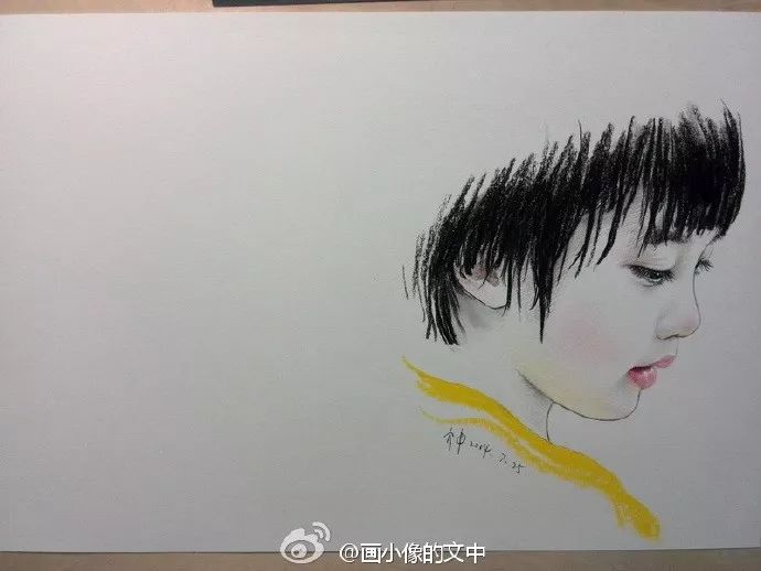 比起打印画,美院毕业的他,笔下这种彩铅水彩画才好看哭了~