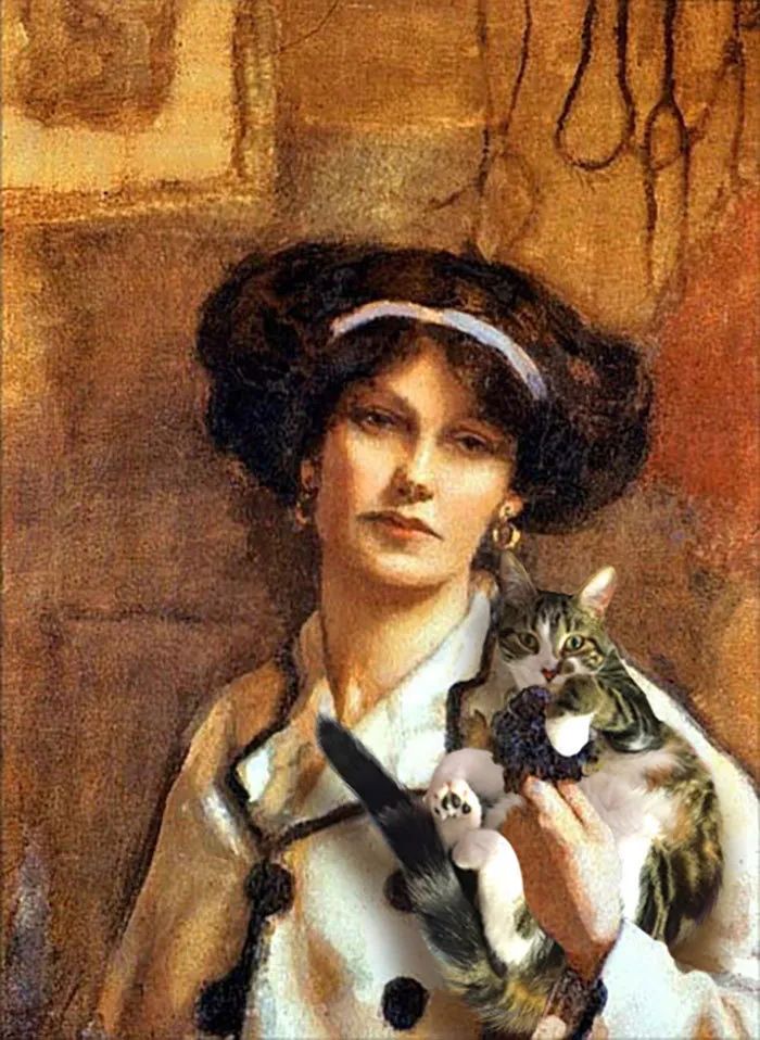 当名画遇上猫咪，是锦上添花还是画风突变？