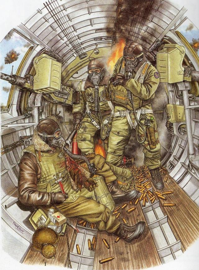 b-17撞机坠毁,b17机腹炮塔工作原理