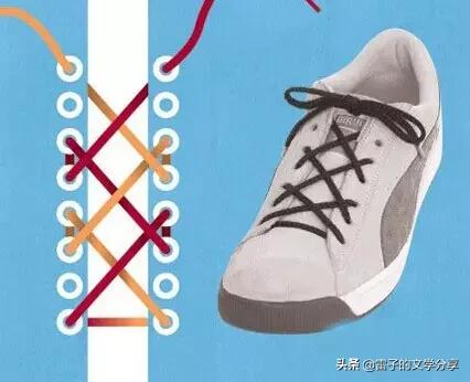 30-40岁男士商务鞋子系鞋带款白色,多看几遍就能学会的个性鞋带系法