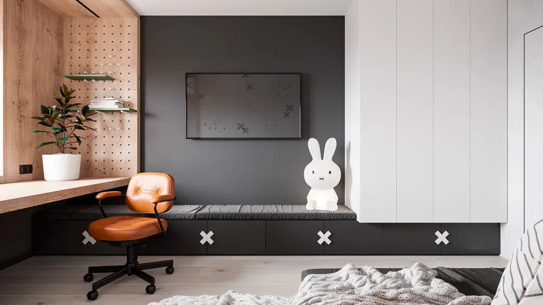 现代简约风格高级感植物,黑白灰现代简约风格绿植搭配