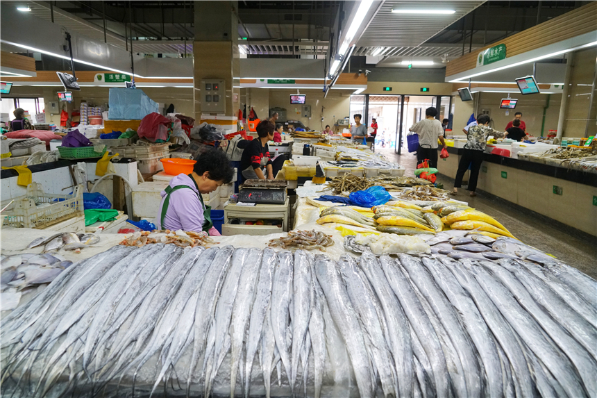 嵊泗列岛的梭子蟹很棒,浙江象山石浦码头梭子蟹