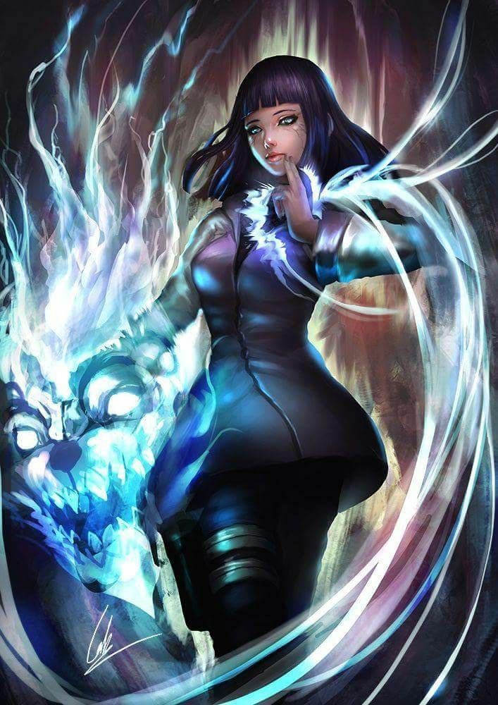 火影忍者人气女角色鸣人之妻日向雏田国外社媒热图赏