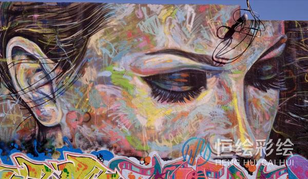 最简单的3d画墙绘,比较有艺术气息的墙绘