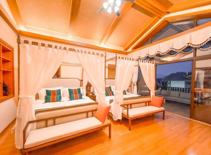 清远别墅温泉度假大泳池四房,清远市别墅温泉旅游度假