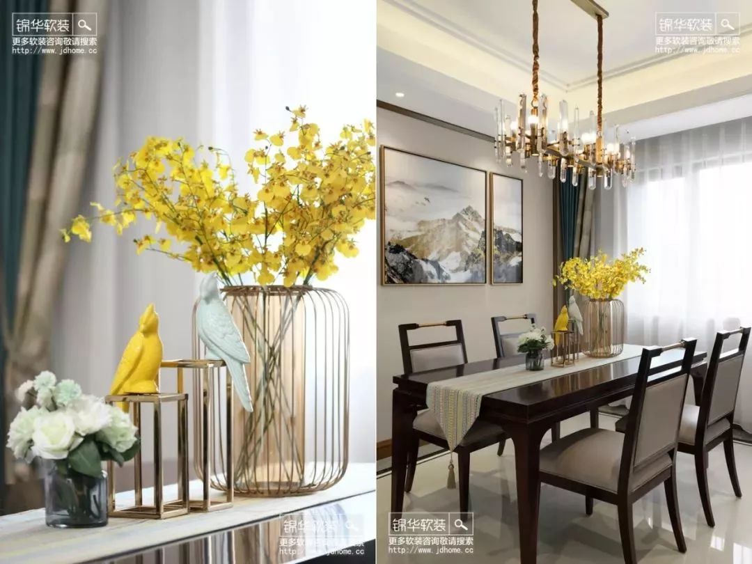 锦华装修风格实景,锦华装饰美式