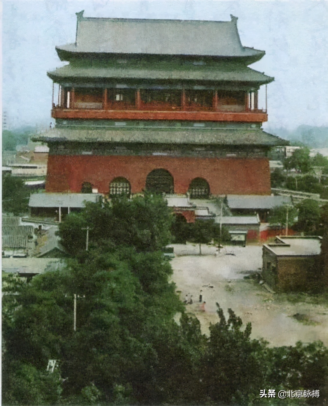 钟鼓楼历史真相,1983年北京钟鼓楼修复