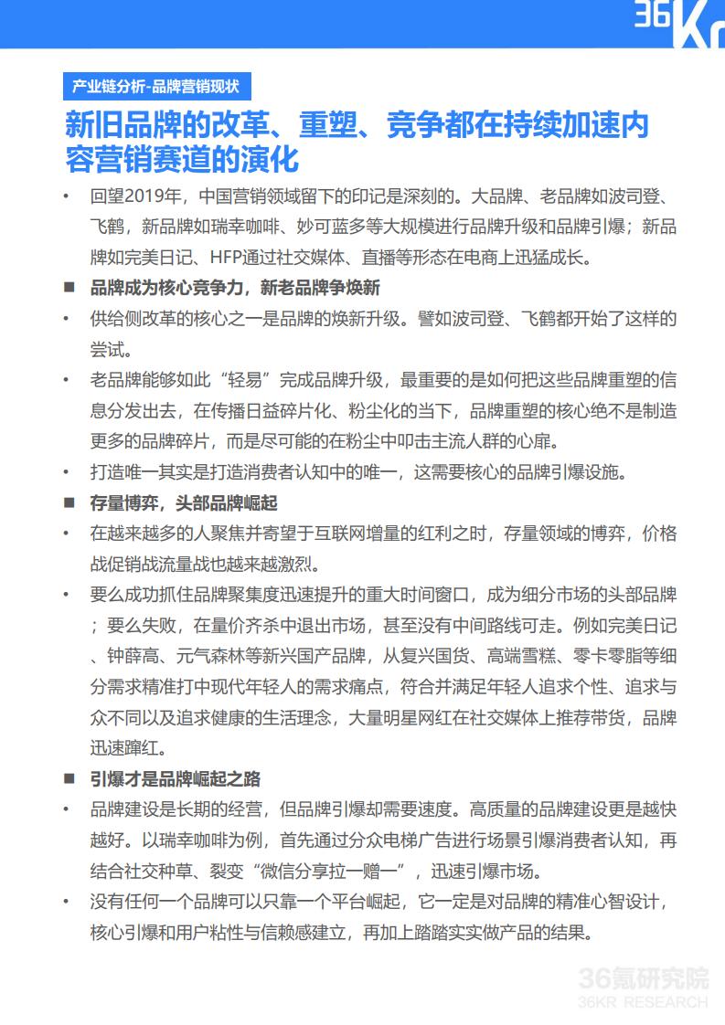36Kr微播易:2020年快消品行业营销报告