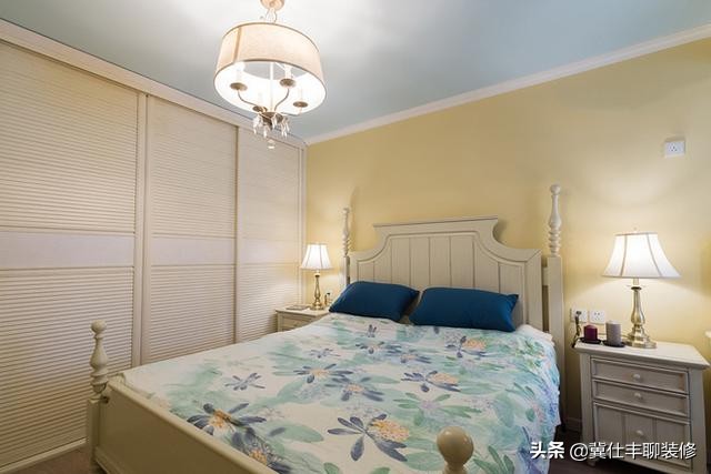 最简单的石膏线美式无吊顶,美式卧室石膏线吊顶