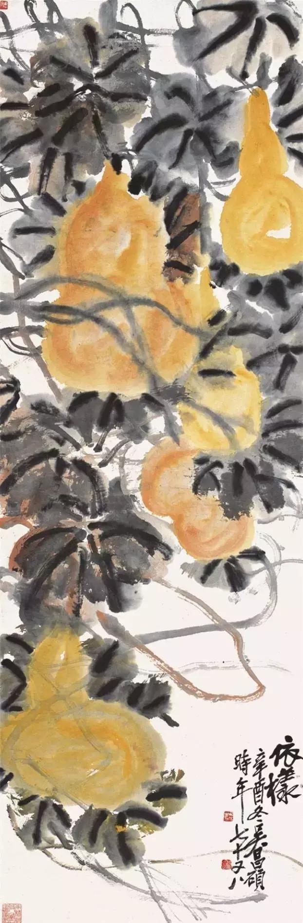 十大名家画葫芦,名家国画葫芦精品图