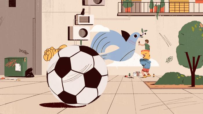 插画生活小场景,插画城市主题简单