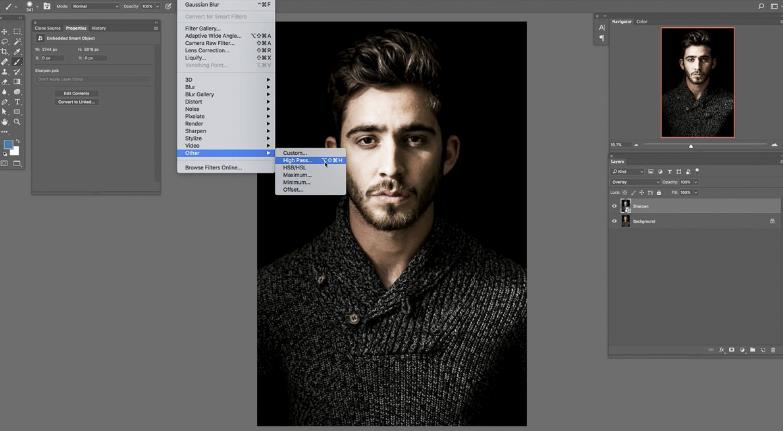 ps肖像处理,ps如何锐化人像面部