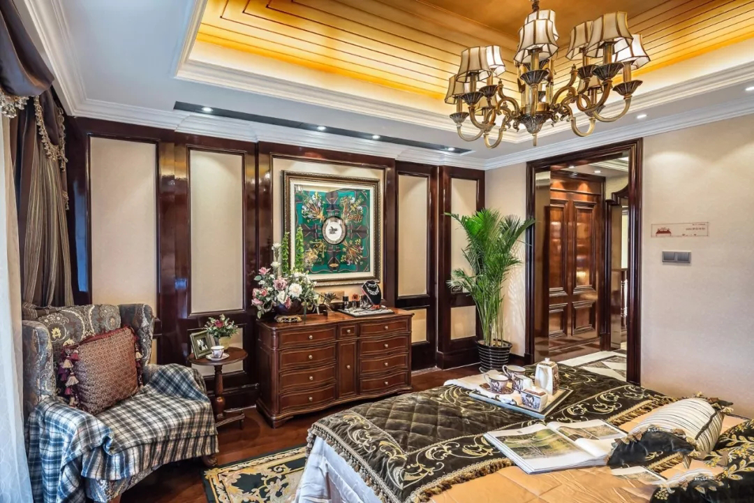 背景墙家装设计现代轻奢风客厅,禅意新中式厨房吊顶效果图