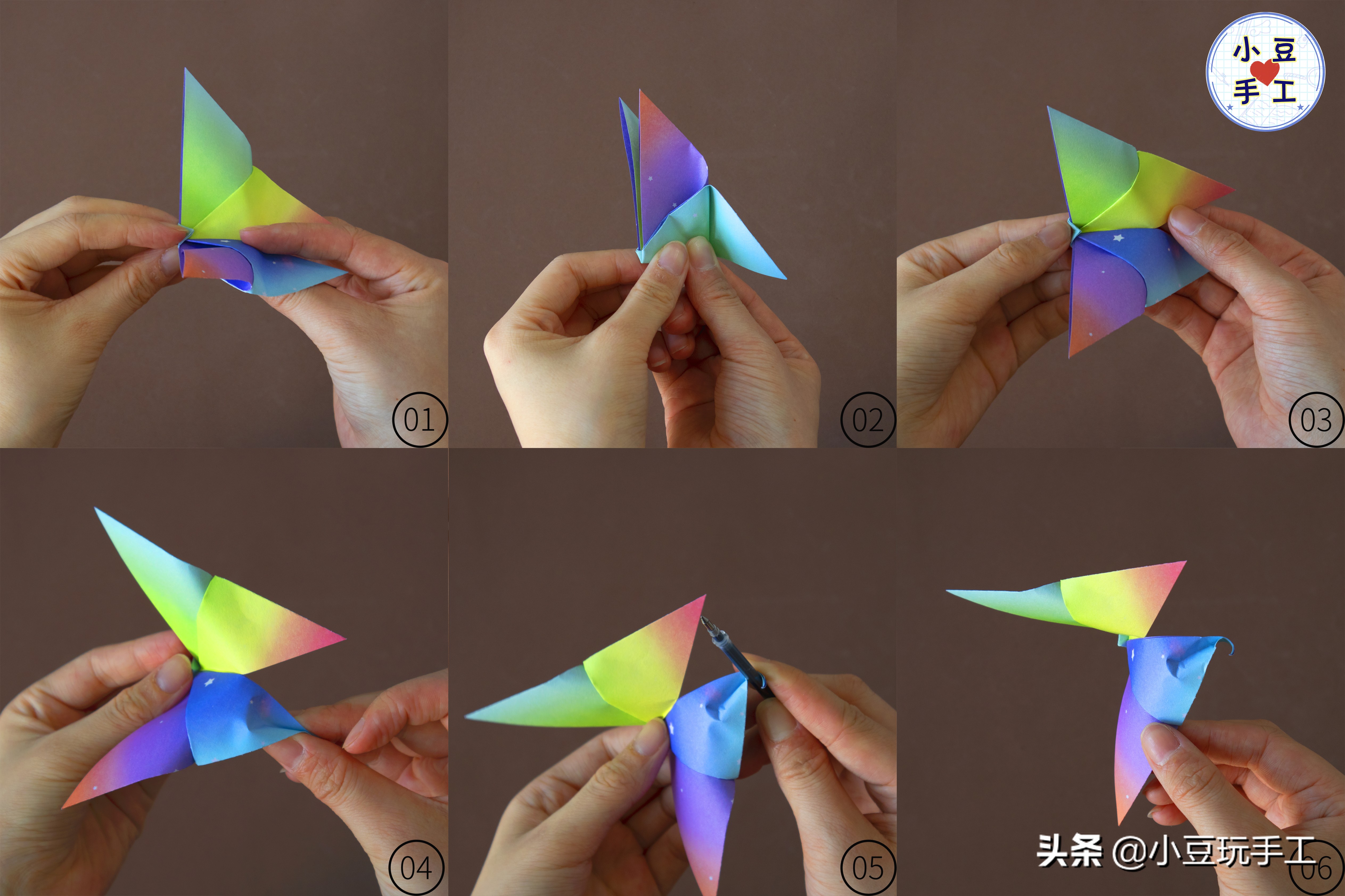 凤尾蝶简单又好看,蝴蝶折纸教程凤尾蝶