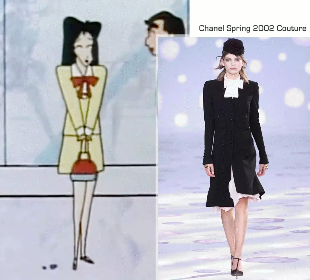 蜡笔小新穿香奈儿同款,盘点蜡笔小新里面的女装