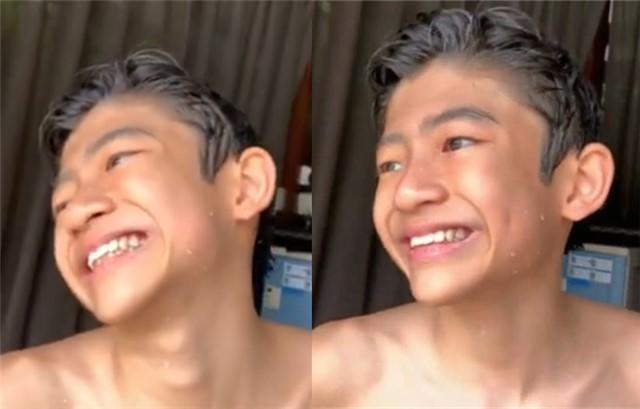 张柏芝教儿子跳水变“人肉板”，两兄弟被晒到黑成煤球太夸张