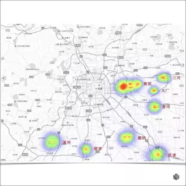 心酸!环京人口流动地图来了!睡在固安,梦在北京
