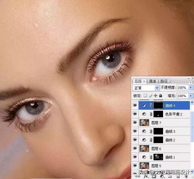 ps教程人像修图之高低频磨皮,ps教程人像修图教程