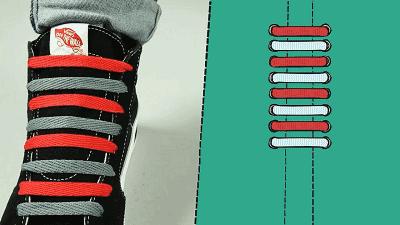 怎样让鞋子鞋带最好看,怎么样才能让鞋带系得更好看