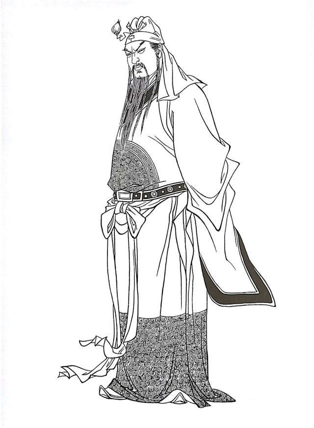 人物工笔白描线稿男青年,工笔白描人物图谱