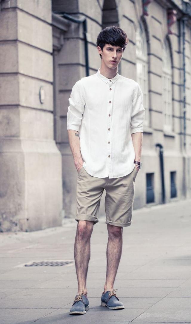 男士衬衫如何穿搭才好看,男士衬衫怎么穿搭显高级