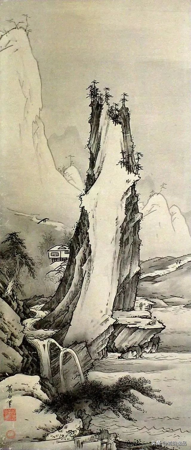 曾我萧白人物,300年前画家
