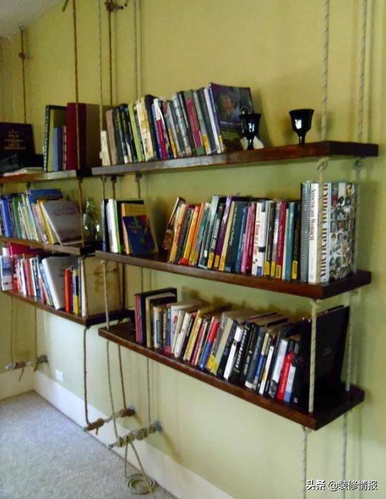 自制墙体书架简单又好用,最简单的书架构造