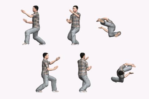 二十四式太极拳动画全方位展示,太极拳二十四式中第18至23式教学