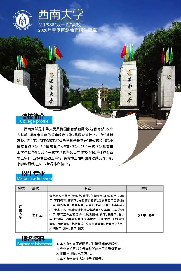 2020年网络教育报名官网,春季网络教育招生简章