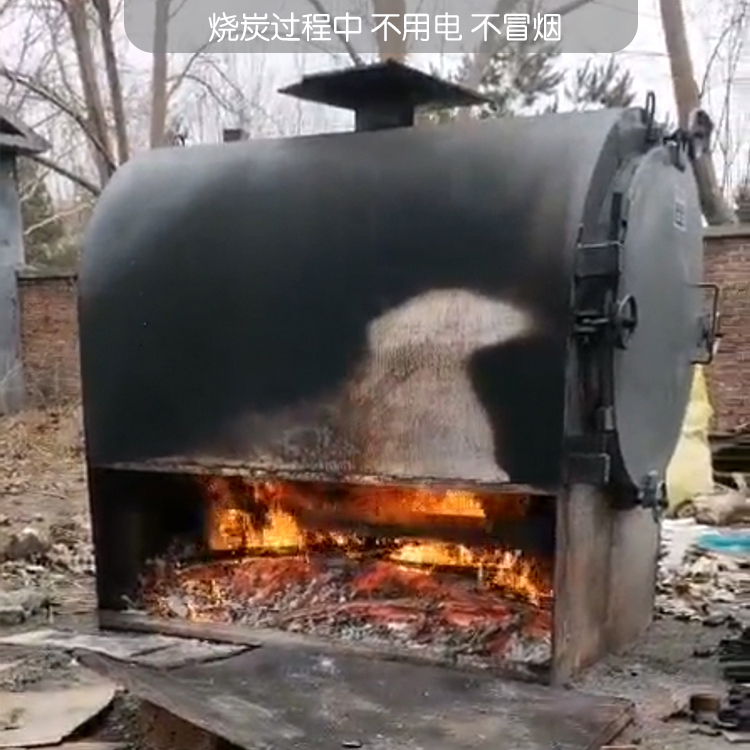 土窑烧炭怎么看里面的木炭烧好了,挖新土窑烧木炭教程及烧炭原理