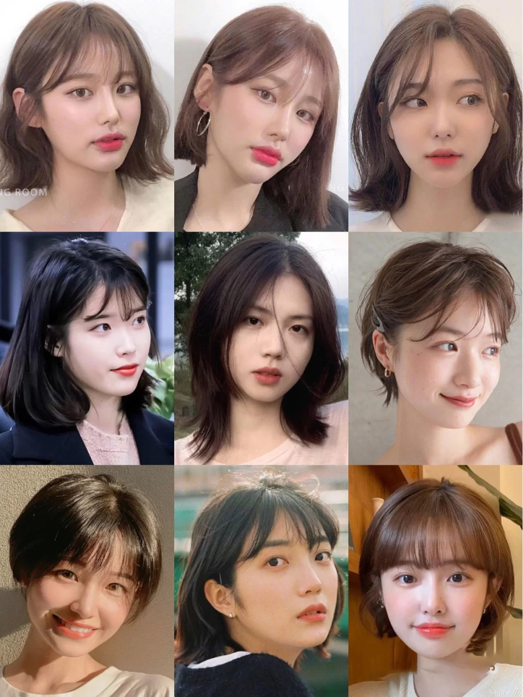 一款修饰脸型又减龄的短发快来get,适合高颧骨的日系短发